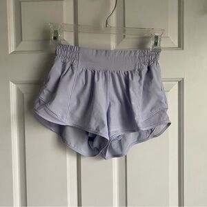 Lululemon Hotty Hot Short II 2.5" 2 Blue Linen